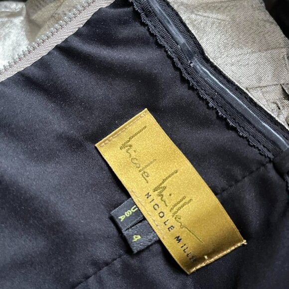 Nicole Miller ruched bodycon dressTag Size 4 - Picture 8 of 8